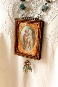 Mother Child Devotional Daguerreotype necklace assemblage | Etsy Antique Miraculous Medal Necklace As Gift, Antique Cameo Necklace For Keepsake, Antique Cameo Necklace As Keepsake, Antique Cameo Necklace Keepsake, Vintage Cameo Necklace For Memorials, Vintage Cameo Necklace For Memorial, Victorian Cameo Necklace For Memorial, Victorian Handmade Keepsake Necklace, Handmade Victorian Necklace For Keepsake