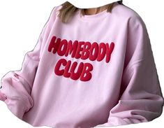 Pink Athleisure Sweatshirt For Leisure, Pink Relaxed Fit Sweatshirt For Leisure, Pink Letter Print Tops For Leisure, Leisure Pink Tops With Letter Print, Pink Casual Sweatshirt For Leisure, Comfortable Pink Cotton Sweatshirt, Trendy Pink Sweatshirt For Leisure, Pink Crew Neck Sweatshirt For Leisure, Pink Casual Cozy Fit Sweatshirt