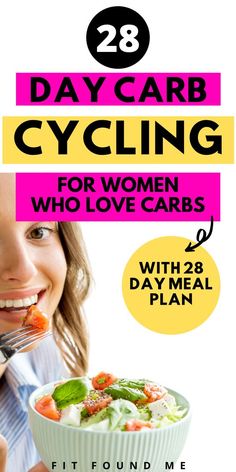 Thinking about losing weight but love to eat carbs? Give carb cycling a try to shed the weight fast! This carb cycling meal plan will show you exactly how to make the weight loss happen! Endomorph Diet Plan, What Is Carb Cycling, Carb Cycle, Meal Plan Pdf, Low Carb Protein Powder