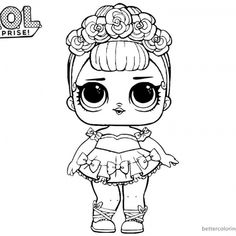 the lol doll coloring pages