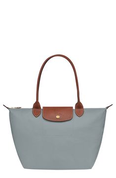 Longchamp Medium Le Pliage Nylon Shoulder Tote | Nordstrom Longchamp 3d, Longchamp Medium, Uni Bag, Living By The Sea, Longchamp Bag, Light As A Feather, Recycled Canvas, Compact Storage, My Wish List