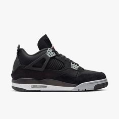 Brand: Air Jordan Model: Air Jordan 4 Retro SE Nickname: 'Black Canvas'Colorway: Black / Light Steel Grey - WhiteSKU: DH7138-006Release Date: 10/05/2022 New Yeezys, Flight Logo, Carolina Do Norte, Jordan 4’s, Jordan 4 Black, Air Jordan 11 Low, Jordan Model, Limited Edition Sneakers, Jordan 1 High Og