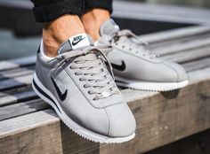 Men Shoes Aesthetic, Nike Cortez Mens, Nike Cortez Shoes, Cortez Shoes, Aesthetic Mens, Mens Shoes Casual, Nike Classic Cortez Leather, Shoes Aesthetic, Sneakers Nike Air Max