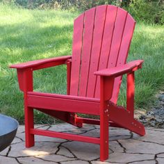 Add extra seating to any outdoor patio or deck during events or place these chairs in your yard to enjoy warm, sunny days effortlessly. These upright Adirondack chairs feature a slightly raised seat position compared to other Adirondack chairs. Made with durable and high-quality HDPE plastic, these all-weather Adirondack chairs can withstand substantial wear in the sun, snow, or rain without cracking, chipping, or peeling. Also, easily clean up any dirt or spills with a simple solution of water Farmhouse Apron Sink, Outdoor Living Patio, Food Storage Containers Organization, Adirondack Chairs, Patio Umbrellas, Patio Seating, String Lights Outdoor, Adirondack Chair, Extra Seating