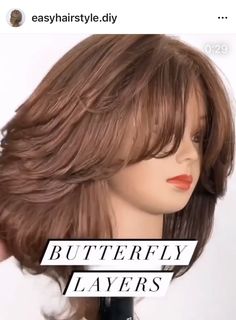 Mid Length Butterfly Haircut With Bangs, Butterfly Haircut Medium Length Fine Hair, Butterfly Cut Mid Length, Butterfly Haircut Mid Length, Butterfly Layers For Fine Hair, Butterfly Cut Mid Length Wavy Hair, Cute Cuts, Long Braids, Stylish Dress Book