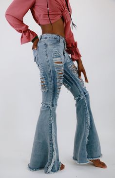 These are not your mothers 70s denim. Add a pinch more of sass, and hand full of groove and stir. These are gorgeous! Measurements for XL: This style runs smaller than the standard. Order one size up for the best fit. Waist: 30 Hips: 40 Inseam: 34.5 Not Your Mothers, 70s Denim, Bottom Jeans, Bell Bottom, Summer Sale, Bell Bottom Jeans