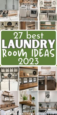 laundry room ideas Best Laundry Room Ideas, Laundry Room Hacks, Laundry Room Ideas Small Space, Small Laundry Room Makeover, Rustic Laundry Rooms, Garage Laundry, Dream Laundry Room, Laundry Space, Laundry Room Closet