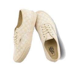 New In Box Color: Tan/Off White Canvas & Suede Checkerboard Black Shoes Sneakers, Leather Vans, Black And White Sneakers, Shoes Vans, Black Vans, Men's Vans, Black Gums, Vans Slip On, High Top Vans