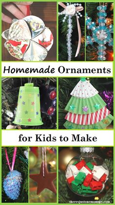 homemade ornaments for kids to make