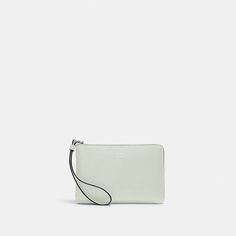 COACH OUTLET® | Corner Zip Wristlet Classic Everyday Clutch With Wrist Strap, Modern Wristlet Clutch With Wrist Strap, Classic Clutch With Wrist Strap For Travel, Modern Wallets With Wrist Strap For Daily Use, Travel Wallet Clutch With Wrist Strap, Travel Clutch Wallet With Wrist Strap, Classic Travel Wristlet Pouch, Travel Wallet With Wrist Strap And Clutch Shape, Everyday Rectangular Wristlet With Snap Closure