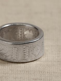 Azawagh Silver Ring 9Mm | ethnopur | Banana Republic Antique Mens Rings Silver, Antique Mens Rings, Man Rings, Mens Rings, Inside And Outside, Mens Silver Rings, Men's Rings, Buying Jewelry, Unique Engagement Rings