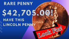 an image of a penny with the words, rare penny $ 42 2 76 00 have this lincoln penny look top?