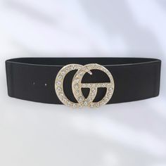 Fashion Rhinestone  Belt - Spicie's Boutique Rhinestone Belt, Black Belt, Apparel Accessories, Black