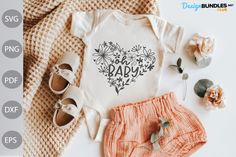 30+ SVG Files for Irresistible Baby Onesies - Awesome Alice Baby Heart, Baby Svg, Heart Svg, Oh Baby, Design Design, Svg Design