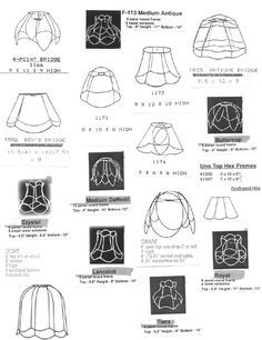 the instructions for how to make lampshades