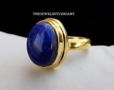 Lapis Lazuli Ring Raw Gemstone September Birthstone | Etsy Denmark Sapphire Lapis Lazuli Jewelry For Anniversary, Elegant Lapis Lazuli Ring As Gift, Anniversary Sapphire Lapis Lazuli Jewelry, Anniversary Yellow Gold Lapis Lazuli Rings, Gold Sapphire Cabochon Ring As Gift, Fine Jewelry Lapis Lazuli Rings For Gifts, Lapis Lazuli Gemstone Rings As Gift, Lapis Lazuli Gemstone Ring For Gift, Gold Lapis Lazuli Ring As Gift