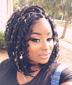 Braided Crochet, Bob Braids Hairstyles, Crochet Hairstyles, Crochet Styles, Twisted Hair, Protective Hairstyles For Natural Hair, Bob Braids, Faux Locs Hairstyles