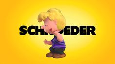 a cartoon character with the word schloedr on it's back ground