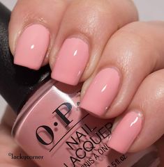 Opi Tagus In That Selfie Dip, Pink Nails Opi, Nails Opi, Pink Nail Colors, Mauve Nails, Peach Nails, Pink Nail Polish, Essie Nail