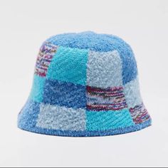 Urban Outfitters Blue Gabbi Knit Bucket Hat In Blue Checkered Pattern. Slim-Fit Bucket Cap Designed In Textured Knit Product Sku: 70820790; Color Code: 040 Content + Care - 100% Polyester - Argyle: 51% Polyester, 36% Rayon, 13% Nylon - Spot Clean #Urbanoutfitters #Buckethat #Patchwork #Checkered La Dodgers Hat, Royal Blue Leggings, Knit Bucket Hat, Urban Outfitters Lights, Blue Bucket Hat, Plush Flower, Corduroy Bucket Hat, Faux Fur Bucket Hat, Urban Outfitters Accessories