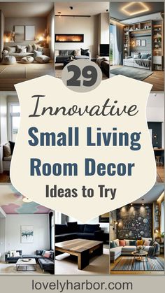 29 Innovative Small Living Room Decor Ideas Small Living Room Furniture, Snug Room, Stylish Floor Lamp, Small Space Design, Colored Ceiling, Small Living Room Decor, Living Room Decor Ideas