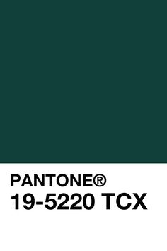 pantone's 19 - 5220 tcx color swatches