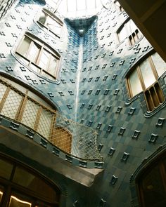 looking up at an intricately designed building