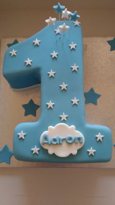 Number 1 birthday boy cake … One Year Birthday Cake, Birthday Boy Cake, Boys First Birthday Cake, Boys 1st Birthday Cake, Baby Boy Birthday Cake, Thematic Cake, Diy Birthday Cake