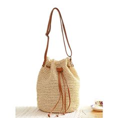 Free U.S. shipping. Style:  , color:Beige, suite for season：Spring, Summer, Autumn ，Anniversary, Date, Going out, Honeymoon, Material Paper rope, Beige Straw Bucket Bag Vintage Shoulder Summer Handbags Casual Beige Shoulder Bag For Day Out, Casual Beige Bucket Bag For Beach Season, Trendy Beige Bucket Bag For Spring, Spring Bohemian Beige Bucket Bag, Trendy Cream Bucket Bag For Vacation, Casual Cream Bucket Bag For Beach Season, Beige Bags For Beach Season Day Out, Beige Beach Bag With Adjustable Strap For Day Out, Summer Cream Bucket Bag