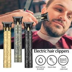 Vintage T9 Electric Hair Cutting Machine Hair Clipper Professional Men Shaver Re Hair Barber, Electric Hair Clippers, Trimmer For Men, Professional Men, Electric Hair, Grooming Routine, Flower Background, Hair Clipper, Food Yummy