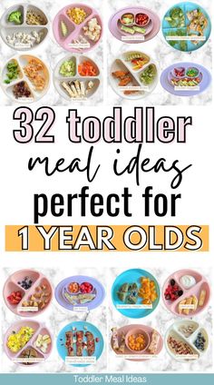 A list of meal ideas based on what I serve my 12 month old. 1 Year old toddler meal ideas that are healthy, quick and easy! I'm a mom of three sharing my one year old meal ideas. Toddler Lunch And Dinner Ideas, Meals One Year Old, 10 Month Old Food Ideas Meals, Lunch Ideas For 13 Month Old, Food Ideas For A 10 Month Old, 11 Month Meal Ideas, Toddler Meals 2 Year, 11 Month Old Meals