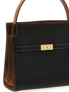 Borsetta in pelle e pelle scamosciata "Small Radziwill", maniglia superiore, spalla regolabile e rimovibile.Tory BurchBorsa "Small Lee Radziwill"W 27 X H 24 X D 12 CM High-end Bags With Leather Top Handle, High-end Top Handle Bag With Leather Handles, High-end Handheld Shoulder Bag With Leather Handles, High-end Office Shoulder Bag With Leather Handles, High-end Shoulder Bag With Double Leather Handles, Top Handle Shoulder Bag With Leather Handles, High-end Leather Handle Satchel Shoulder Bag, High-end Crossbody Satchel With Leather Handles, High-end Satchel With Leather Handles For Daily Use