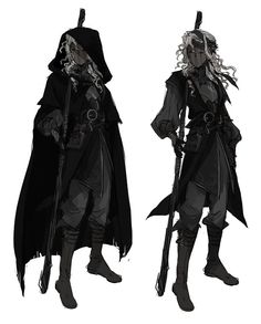 Drow Expurgado Masked Dnd Character, Hooded Character Design, Villain Ideas Character Design, Hooded Character Art, Grim Reaper Character Design, Villain Oc Art, Hood Character Design, Dnd Changeling, Changeling Dnd