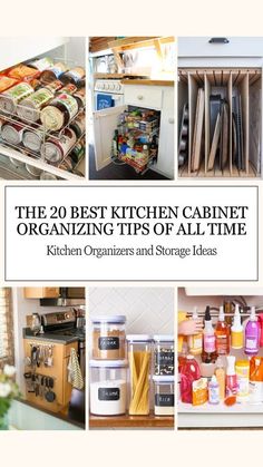 the best kitchen cabinet organizing tips of all time