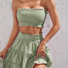 Brand New!! Cute Dress Outfits, Cooler Look, Easy Trendy Outfits, Top And Skirt, Cute Everyday Outfits, Cute Simple Outfits, Really Cute Outfits, Preppy Outfits, Teen Fashion Outfits