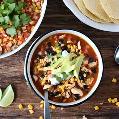 Chicken Taco Soup Recipe Homemade Taco Seasoning Recipe, Taco Spice, Leftover Rotisserie, Taco Seasoning Recipe, Taco Soup Recipe, Chicken Taco Soup, Leftover Rotisserie Chicken