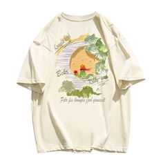 This vibrant tee features an oil painting of the beloved Little Prince, capturing his whimsical spirit. Show off your love for this timeless story and add a touch of artistry to your wardrobe. Perfect for fans of all ages. (Wearable art for all ages!) Features: -100% Cotton -Crew Neckline -Dropped Shoulder -Regular fit -Unisex style Cotton Crew Neck T-shirt With Artwork, Cotton Artwork T-shirt With Short Sleeves, Cotton Artwork T-shirt With Crew Neck, Cotton Graphic Tee With Artwork, Crew Neck Cotton T-shirt With Artwork, Graphic Tee Cotton T-shirt With Artwork, Casual Cotton T-shirt With Artwork, Casual Summer T-shirt With Artwork, Casual White T-shirt With Artwork