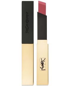 This super-slim, square lipstick provides luxurious, full, long-wear, matte color in couture-inspired shades developed for every skin tone by creative director Tom Pecheux. Dr Makeup, Ysl Lipstick, Beauty Words, Batons Matte, Lip Tattoos, Ysl Beauty, Cosmetics Products, Nude Lipstick, Long Lasting Lipstick