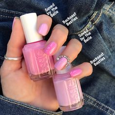 Essie Pink Nail Polish Shades, Mani Colors, Essie Pink Nail Polish, Nails Essie, Essie Nail Colors, Essie Polish, Pretty Nail Polish, Pink Glitter Nails, Pink Ombre Nails