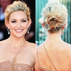 Celebrity Updos, Wedding Updos, Peinados Recogidos, Wedding Updo, Kate Hudson, Wedding Hair And Makeup, Hair Dos, Bridesmaid Hair