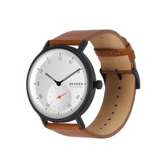 Discover the epitome of timeless elegance with the Skagen Kuppel Two-Hand Sub-Second Brown Leather Watch SKW6889, expertly crafted for precision and style. Two-Hand Movement: Ensures precise timekeeping with a dedicated sub-second display. Sleek Design: Features a sophisticated brown leather band that complements any attire. Versatile Accessory: Perfect for both formal occasions and everyday wear, adding a touch of class to your look. Modern Brown Watches For Formal Occasions, Timeless Business Watch With Leather Strap, Modern Brown Watch For Formal Occasions, Timeless Leather Watches For Formal Occasions, Modern Leather Watch For Formal Occasions, Formal Brown Watch With Analog Display, Modern Brown Watch Bands For Formal Occasions, Timeless Formal Watch Band With Analog Display, Elegant Leather Watch With Analog Display