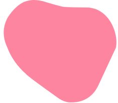 a pink heart shaped object on a white background