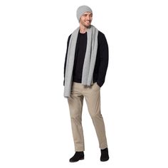 Versatile and timeless, a Style Republic extra long knit cashmere scarf complements any aesthetic you choose.Constructed of fine cashmere fibers, this scarf is extremely adaptable to different temperatures. The extra long length means you can wrap it around multiple times for a thick, fluffy barrier from the cold.Get one for yourself. Give one as a gift. Wear the warmth. Cashmere Winter Scarf, Mens Cashmere, European Design, Long Knit, Scarf Men, European Designs, Cashmere Wool, Long Scarf, Cashmere Scarf