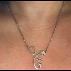 Nwt! Rn Nurse Necklace -Stainless Steel -Custom Made -Rn -18” Chain Adjustable Links Nurse Necklace, Stethoscope Necklaces, Nurse Stethoscope, Nursing Care, Womens Jewelry Necklace, Jewelry Necklaces, Necklaces, Women Jewelry, Stainless Steel