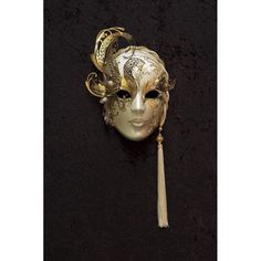 Venetian Mask for decoration and to waer - Traditional and original papier-mache Venetian mask, handmade and decorated with metal insert, gold-leaf and glitters,enriched with Swarovski crystals. Dimension: All our masks are handmade papier-machè masks made in Venice. Our decorators use techniques typical of the Venetian tradition such as stucco, acrylics, gold and silver-leaf, macramè, passementerie, glitters and crequelè to offer you a wide range of original handmade masks and decorations This Traditional Gold Mask For Mardi Gras, Artistic Gold Masks And Prosthetics For Festivals, Gold Masks And Prosthetics For Carnival Gift, Gold Carnival Masks And Prosthetics As Gifts, Traditional Gold Masks For Carnival, Traditional Gold Masks And Prosthetics For Carnival, Traditional Gold Masquerade Mask For Carnival, Gold Artistic Mask For Carnival, Artistic Gold Mask For Carnival