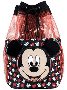 PRICES MAY VARY. Approximate Dimensions: H:155 x W:975 x D:7 inches Kids Mickey Mouse Swim Bag This fun Mickey Mouse backpack features Disney’s iconic mascot to the front pocket with adorable 3D ears and a background of his shorts and gloves A drawstring main compartment and mesh side pockets mean everything will be kept safe at the beach or pool in this handy Disney swimming bag Officially licensed Disney merchandise Boys Mickey Mouse Swim Bag. Your little Mouseketeer will be all set for a trip Disney Luggage, Mickey Mouse Bag, Mickey Mouse Backpack, Swim Bag, Cute Luggage, Disney Boys, Disney Handbags, Swimming Bag, Disney S