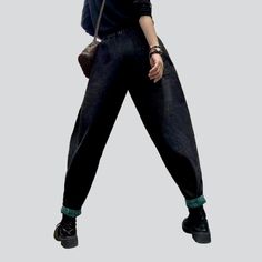 Exude classic appeal with our Nineties-trend rectangle pockets baggy denim pants featuring high-rise and drawstrings closure from our 2023 Autumn Collection! The perfect companion to any season. this exquisite piece is sure to turn heads wherever you go.Why These Pants are an All-Season StapleAchieve an effortless. classic look with these 20th-century-style loose denim pants. Their stonewashed fabric and tall-rise design exude quintessential allure. while the drawstrings closure and rectangle po Relaxed Fit Wide Leg Jeans With Drawstring, Wide Leg Cotton Jeans With Drawstring, Cotton Wide-leg Jeans With Drawstring, Wide Leg Denim Jeans With Drawstring, Wide-leg Denim Jeans With Drawstring, High Waist Denim Jeans With Drawstring, High-waist Denim Jeans With Drawstring, High Waist Drawstring Denim Jeans, Black Jeans With Elastic Waistband For Streetwear