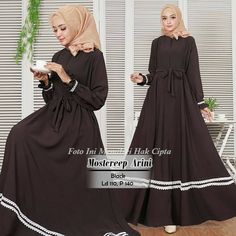 Maxi Long Dress, Nun Dress, Long Dress, Black