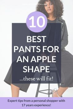 Discover the best pants for apple shaped women with this comprehensive style guide. If you’re stuck in a rut wearing leggings and skinny jeans, check out these apple shape dress pants, cargo pants apple shape, and jogger pants for apple shape that are perfect for your apple body shape fashion. These fashion tips and styling tips will help you style apple body shape outfits and dress your apple shaped body confidently so you start having fun with your outfits! Pants from Roman Originals Apple Shape Fashion Over 40, Jeans For Apple Body Shape, Apple Shape Pants Outfit, Cargo Pants For Apple Shape, Capsule Wardrobe Plus Size Apple Shape, Work Outfits Women Apple Shape, Best Jeans For Apple Shape