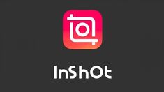 the inshot logo is shown on a black and white background with an inshot icon